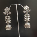 Shreeji Oxidised Plated Jhumki Earrings