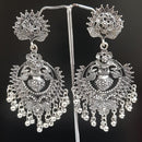 Shreeji Oxidised Plated Dangler Earrings