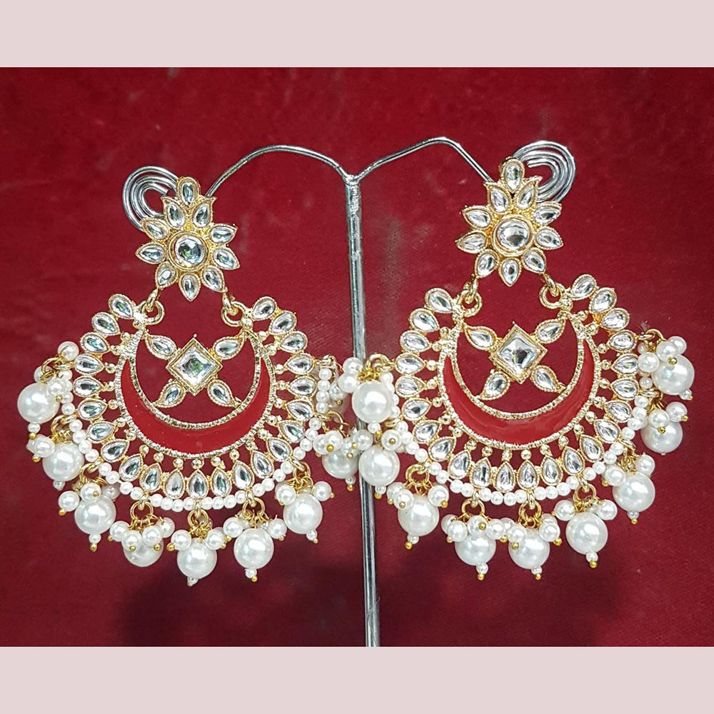 Shreeji Gold Plated Dangler Earrings Earrings