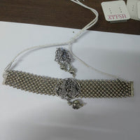 Bhavi Jewels Oxidized Plated Necklace Set