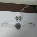 Bhavi Jewels Oxidized Plated Necklace Set