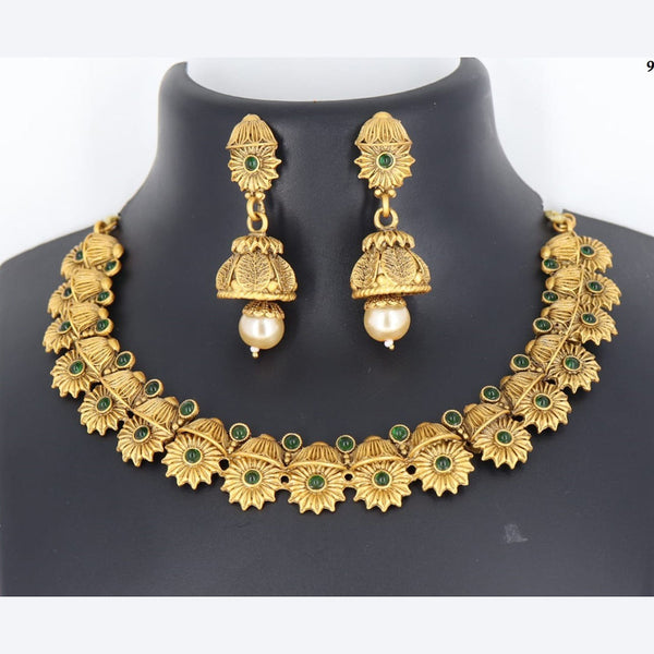 Corbeda Fashion Gold Plated Pota Necklace Set