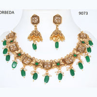 Corbeda Fashion Gold Plated Pota Necklace Set