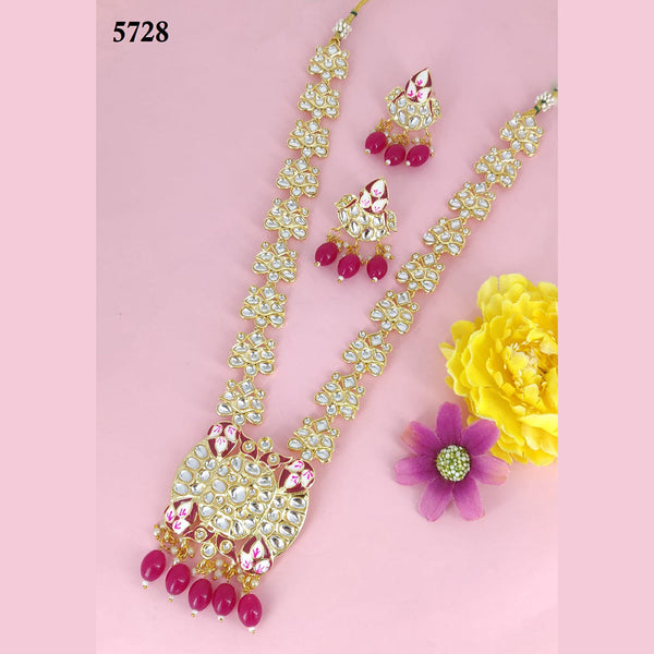 Corbeda Fashion Gold Plated Kundan Necklace Set