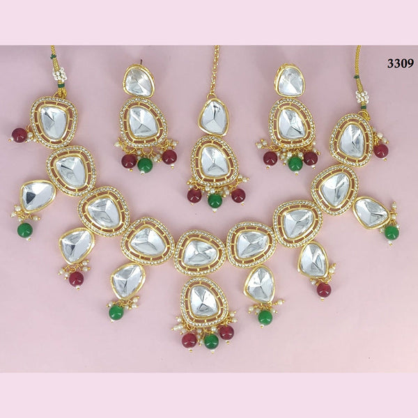 Corbeda Fashion Gold Plated Crystal Necklace Set