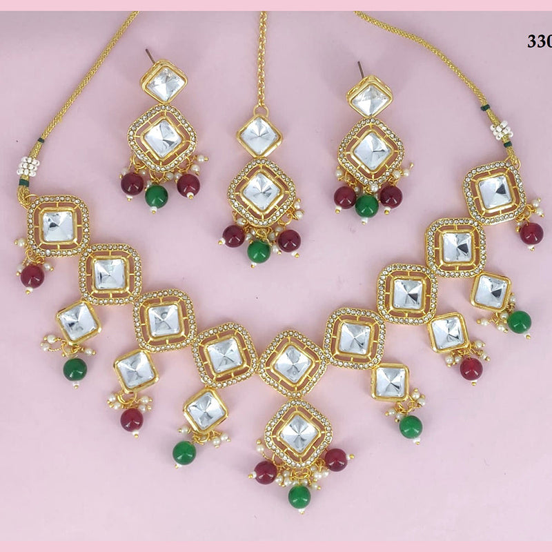 Corbeda Fashion Gold Plated Crystal Necklace Set