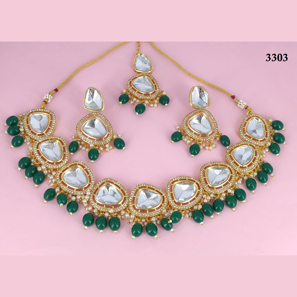 Corbeda Fashion Gold Plated Crystal Necklace Set