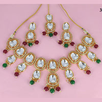 Corbeda Fashion Gold Plated Crystal Necklace Set