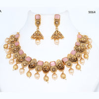 Corbeda Fashion Gold Plated Crystal Necklace Set