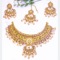 Kumavat Jewels Gold Plated Austrian Stone Necklace Set