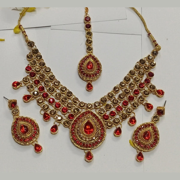 Kumavat Jewels Austrain Stone Necklace Set