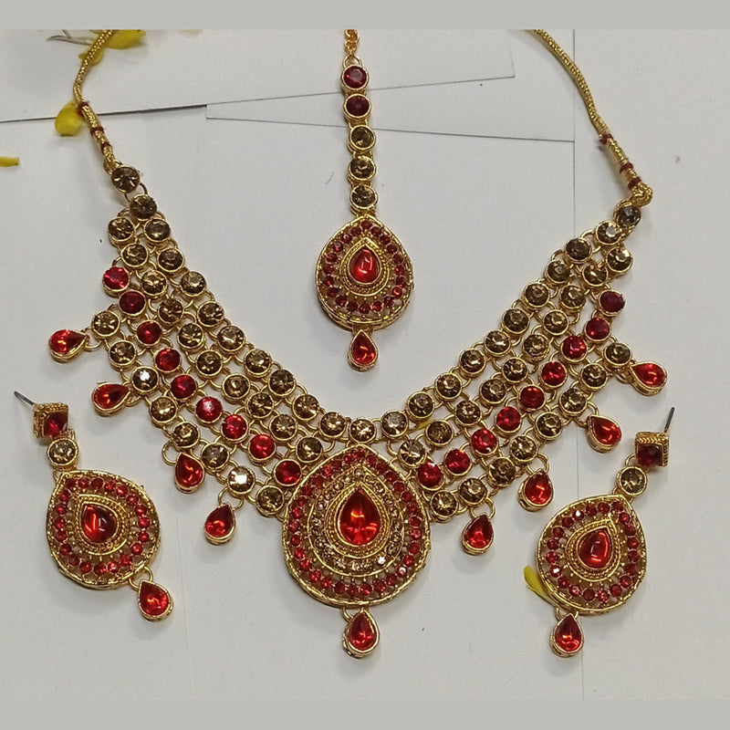 Kumavat Jewels Austrain Stone Necklace Set