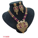 Padmawati Bangles Pota Stone Gold Plated Choker Necklace Set