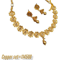 Padmawati Bangles Copper Choker Necklace Set