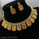 Padmawati Bangles Kundan Stone Choker Necklace Set