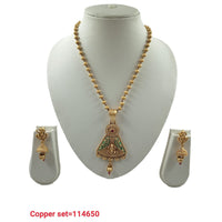 Padmawati Bangles Copper Necklace Set