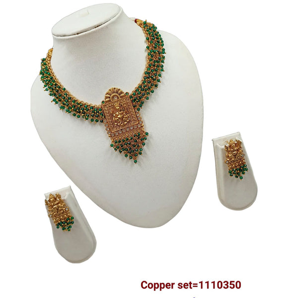 Padmawati Bangles Kundan Copper Choker Necklace Set