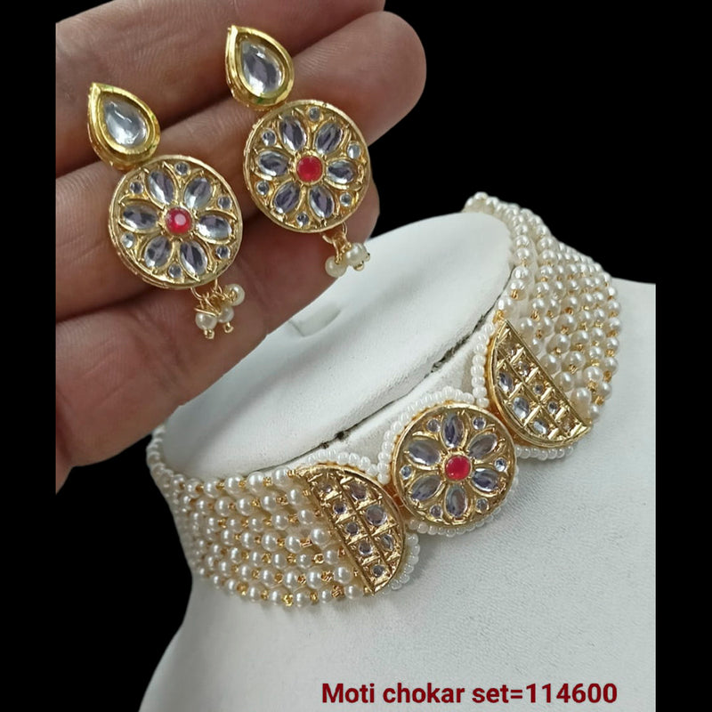 Padmawati Bangles Kundan Stone Choker Necklace Set