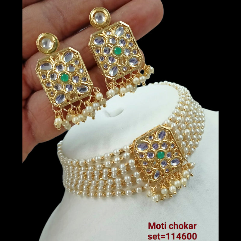 Padmawati Bangles Kundan Stone Choker Necklace Set