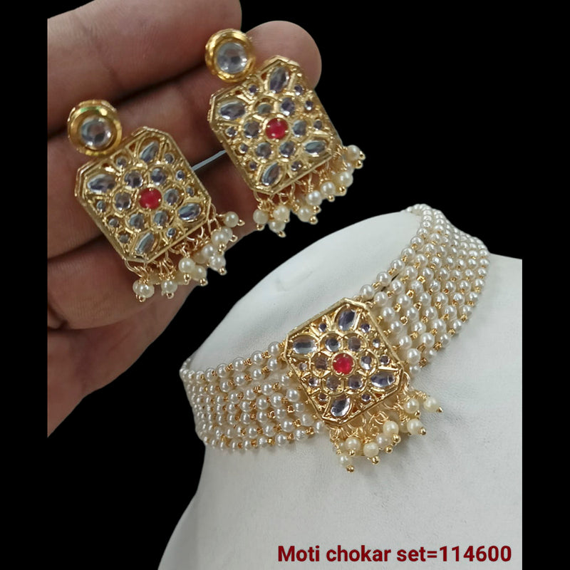 Padmawati Bangles Kundan Stone Choker Necklace Set