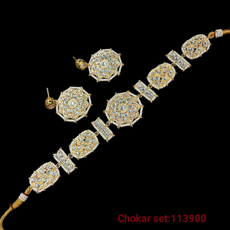 Padmawati Bangles Kundan Stone Necklace Set