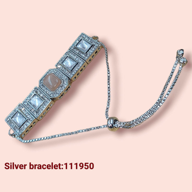 Padmawati Bangles Silver Plated Bracelet