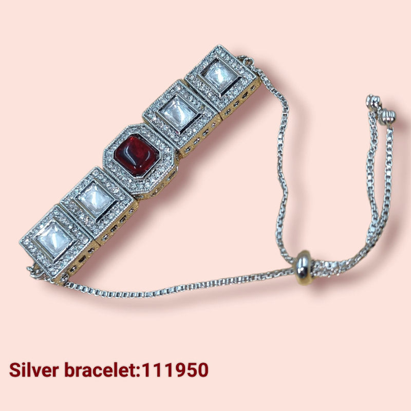 Padmawati Bangles Silver Plated Bracelet