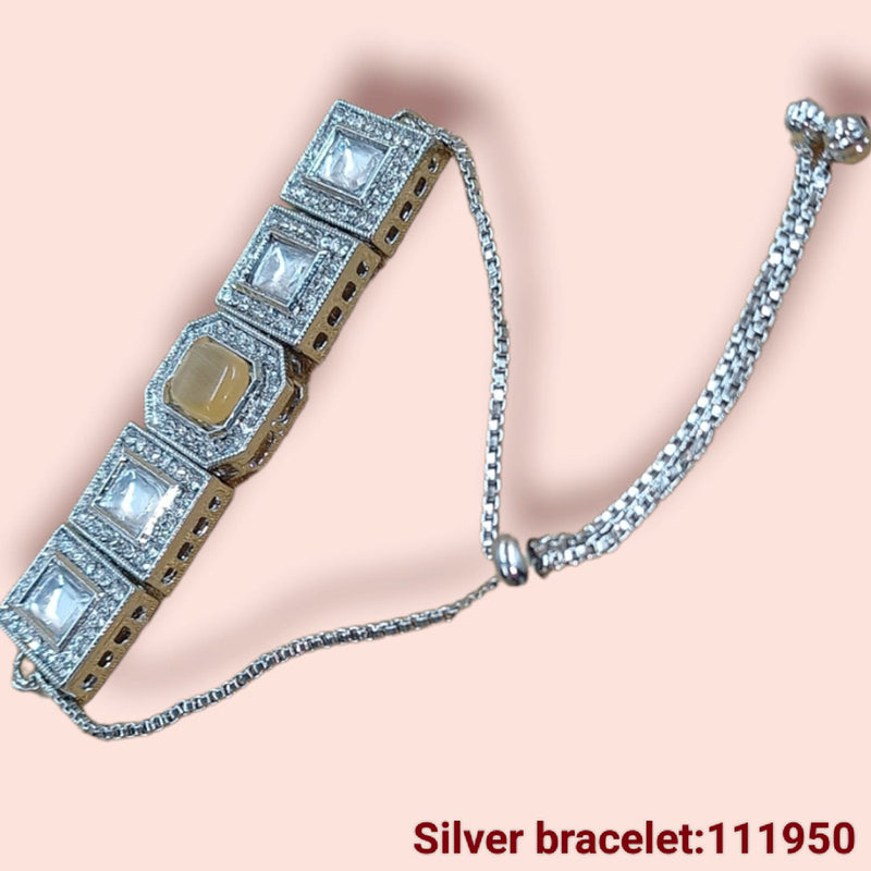 Padmawati Bangles Silver Plated Bracelet