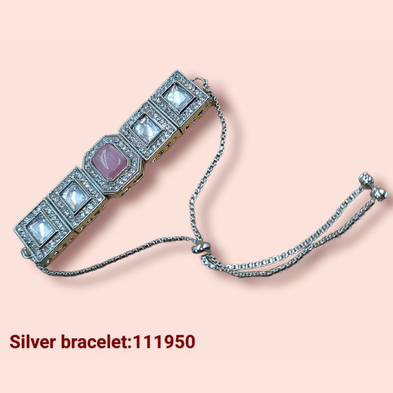 Padmawati Bangles Silver Plated Bracelet