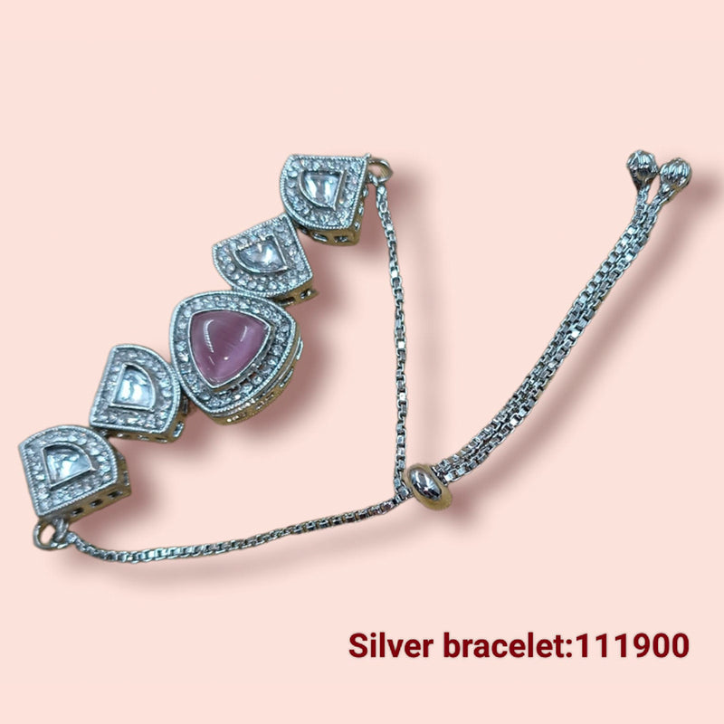 Padmawati Bangles Silver Plated Bracelet