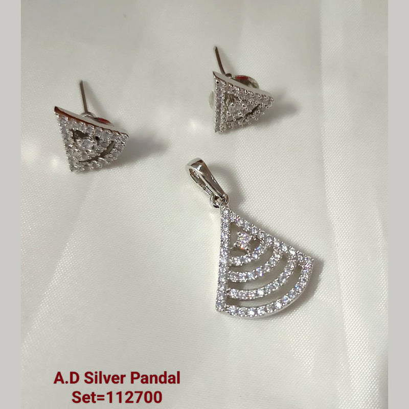 Padmawati Bangles AD Stone Pendant Set