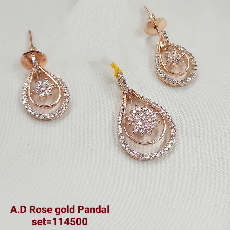 Padmawati Bangles AD Stone Pendant Set