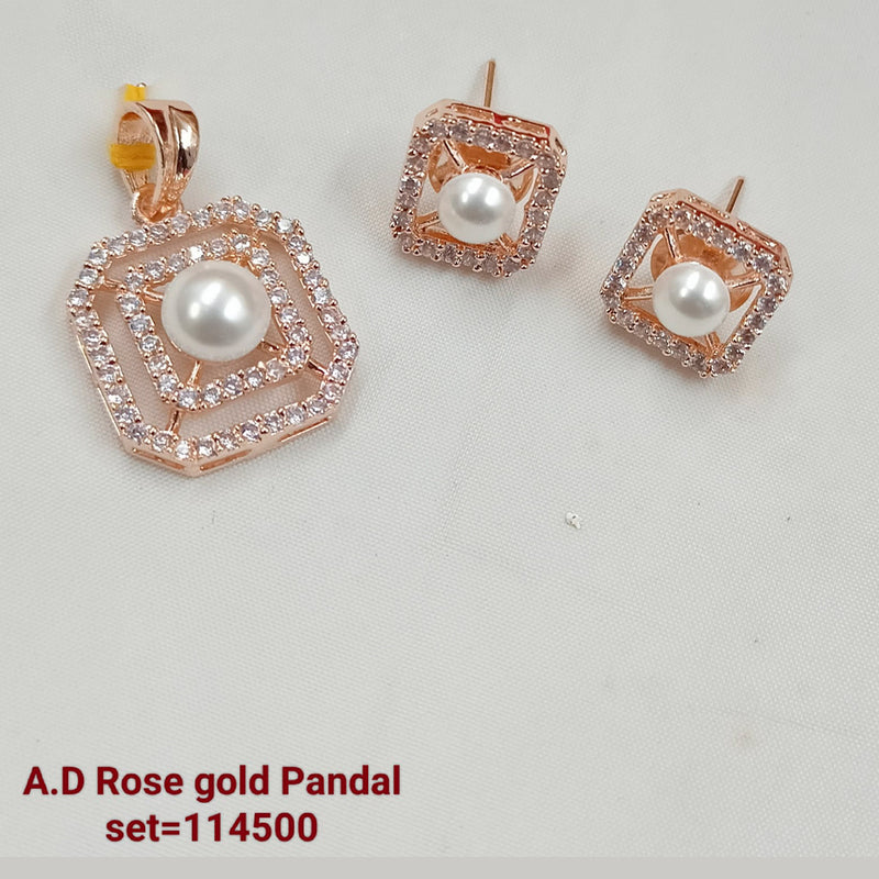 Padmawati Bangles AD Stone Pendant Set