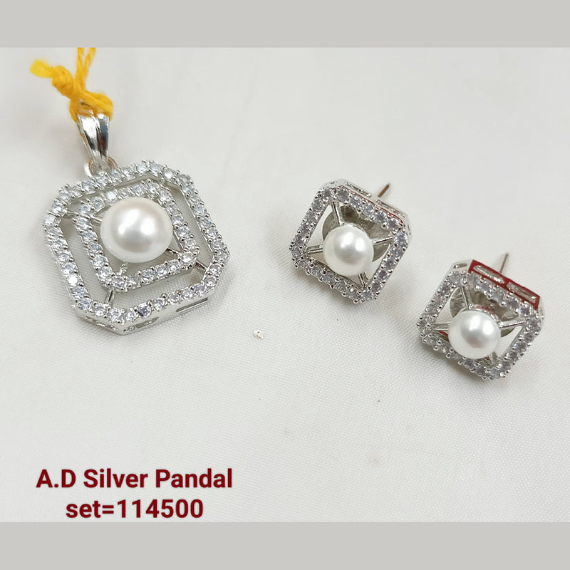 Padmawati Bangles AD Stone Pendant Set