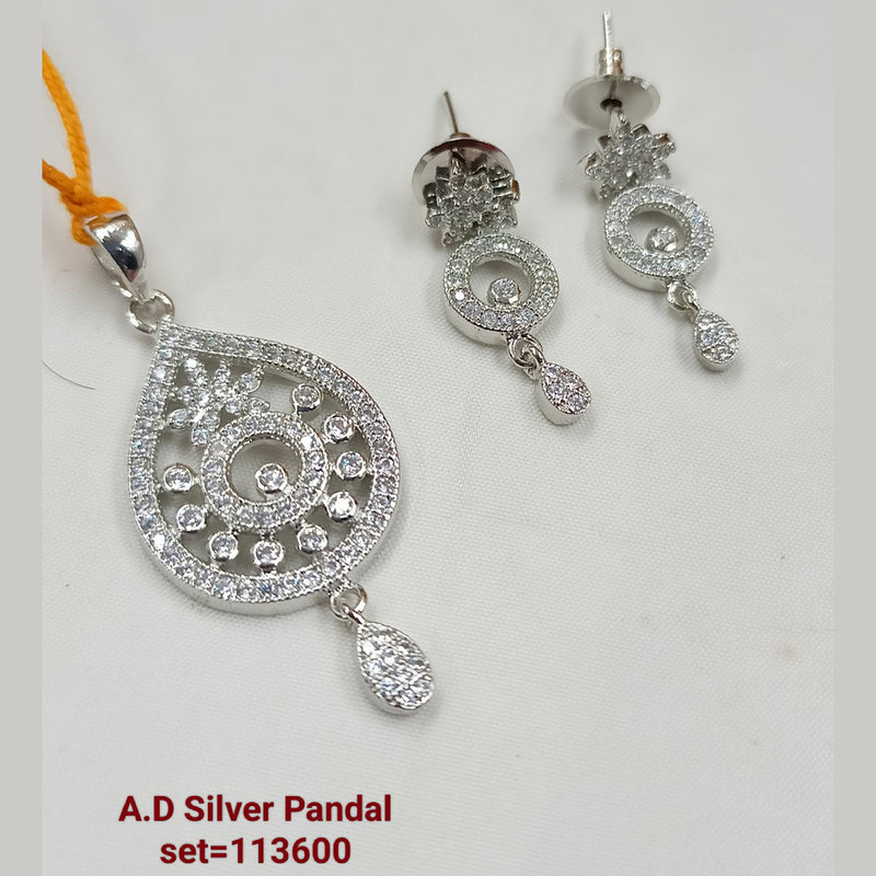 Padmawati Bangles AD Stone Pendant Set