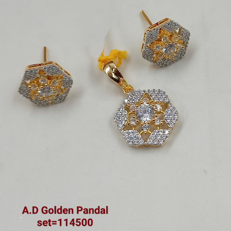 Padmawati Bangles AD Stone Pendant Set