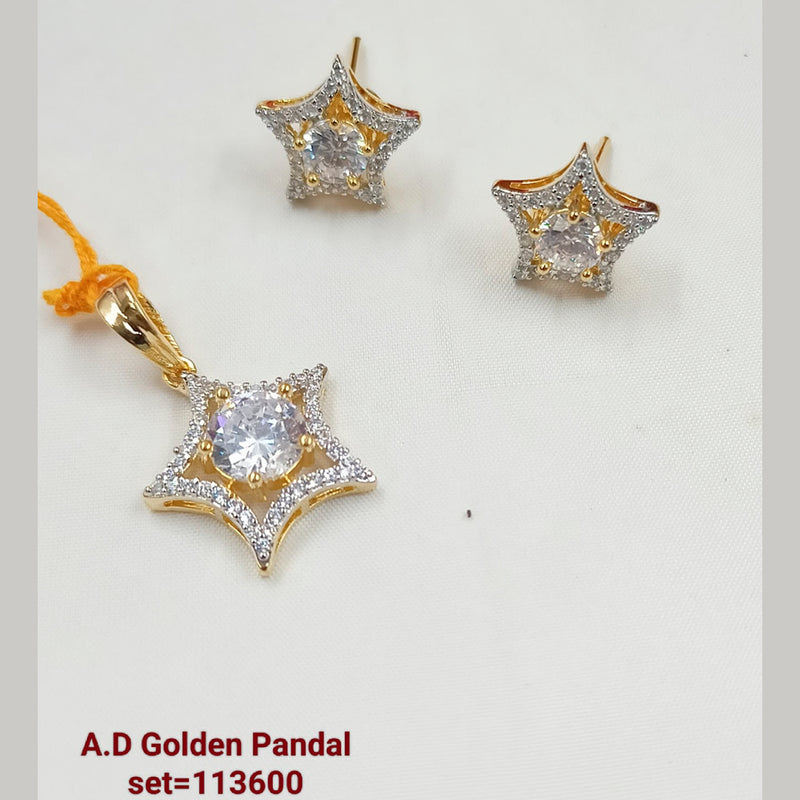 Padmawati Bangles AD Stone Pendant Set