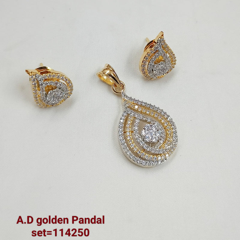 Padmawati Bangles AD Stone Pendant Set