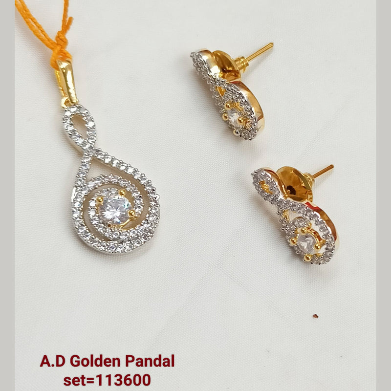 Padmawati Bangles AD Stone Pendant Set