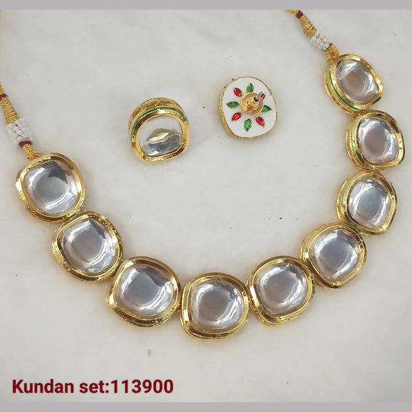 Padmawati Bangles Gold Plated Kundan Necklace Set