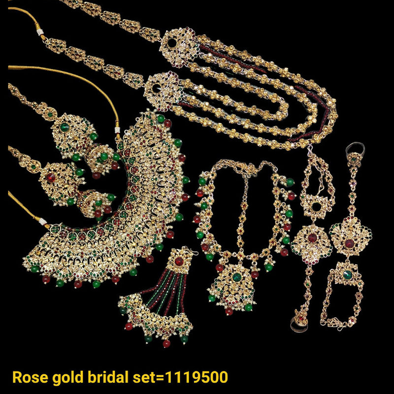 Padmawati Bangles Rose Gold Plated Bridal Set