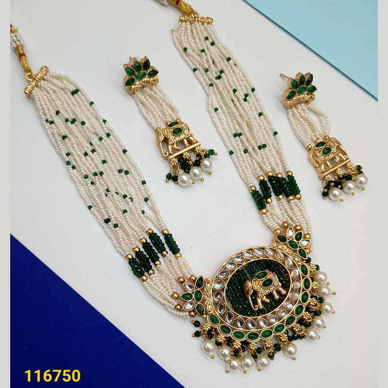 Padmawati Bangles Gold Plated Kundan Necklace Set