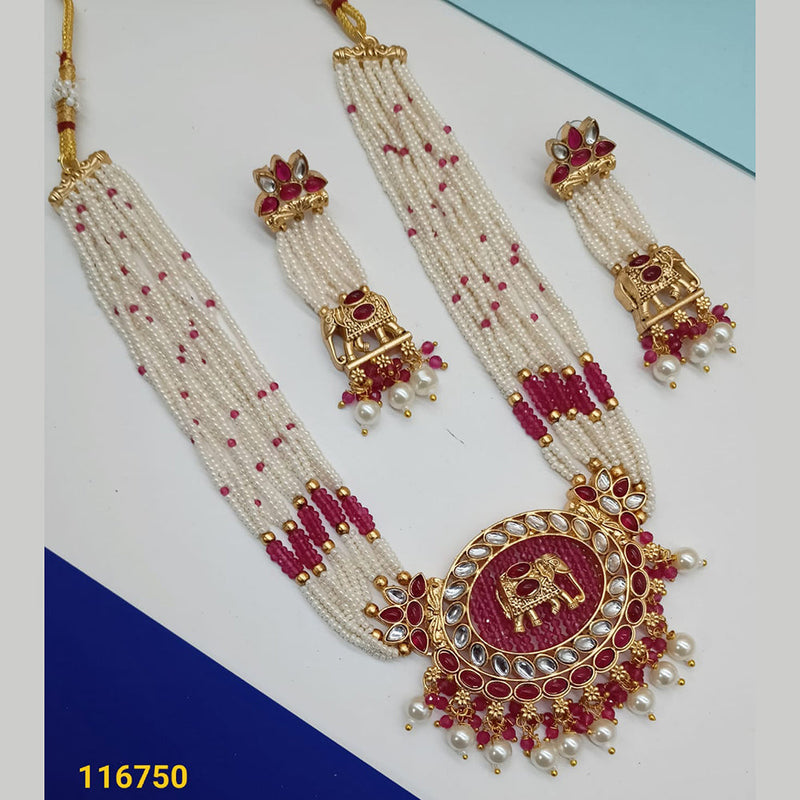 Padmawati Bangles Gold Plated Kundan Necklace Set