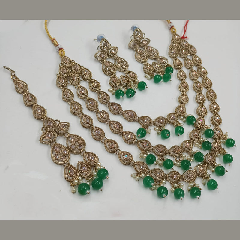 Padmawati Bangles Mehndi Polish Necklace Set