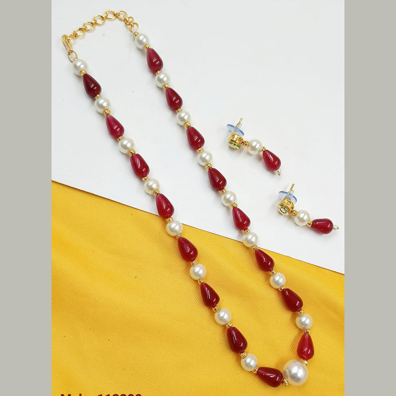 Padmawati Bangles Pearl And Beads Necklace Set