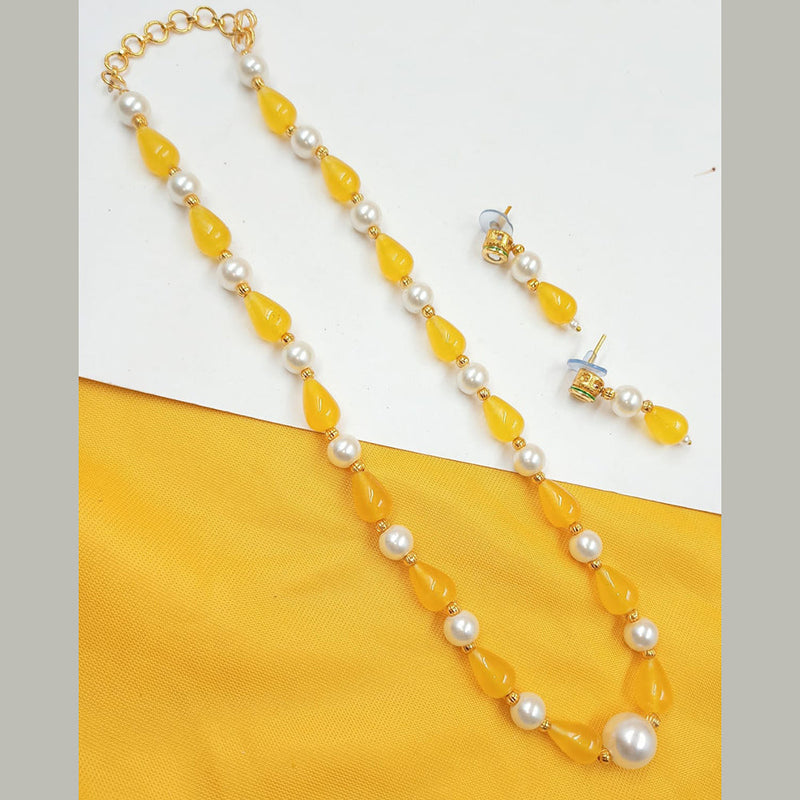 Padmawati Bangles Pearl And Beads Necklace Set