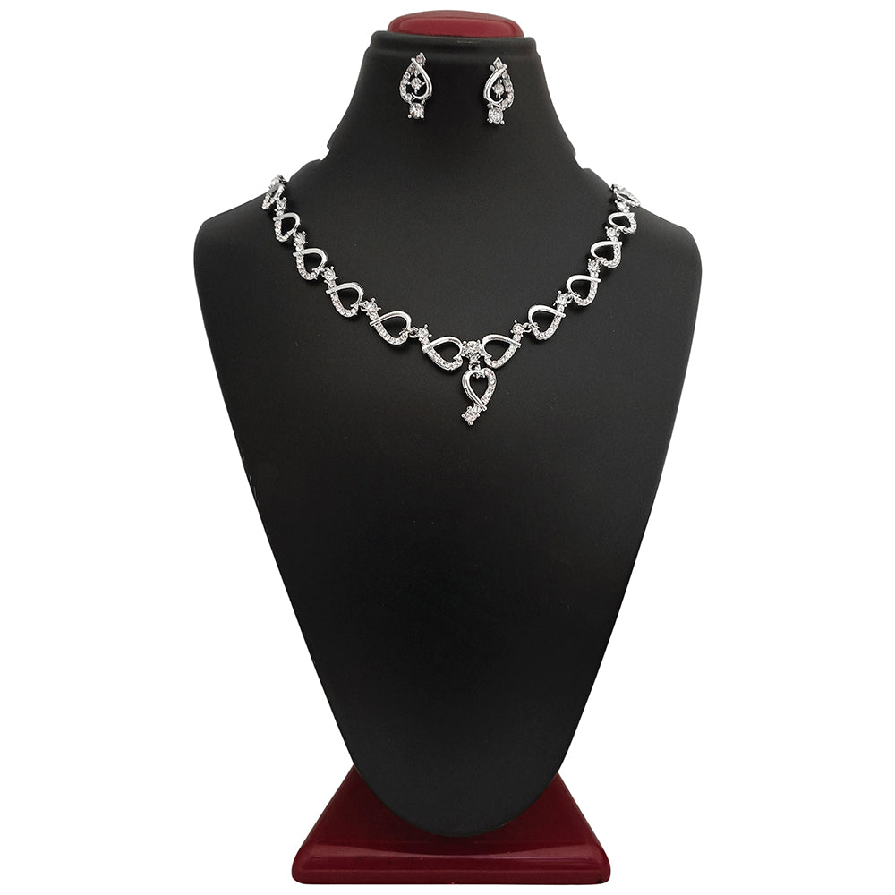 Midas Touch Silver Plated Necklace Set