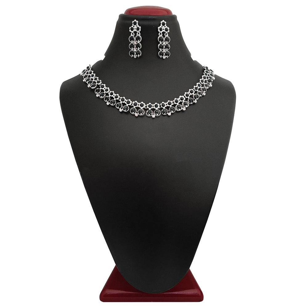 Midas Touch Silver Plated Necklace Set