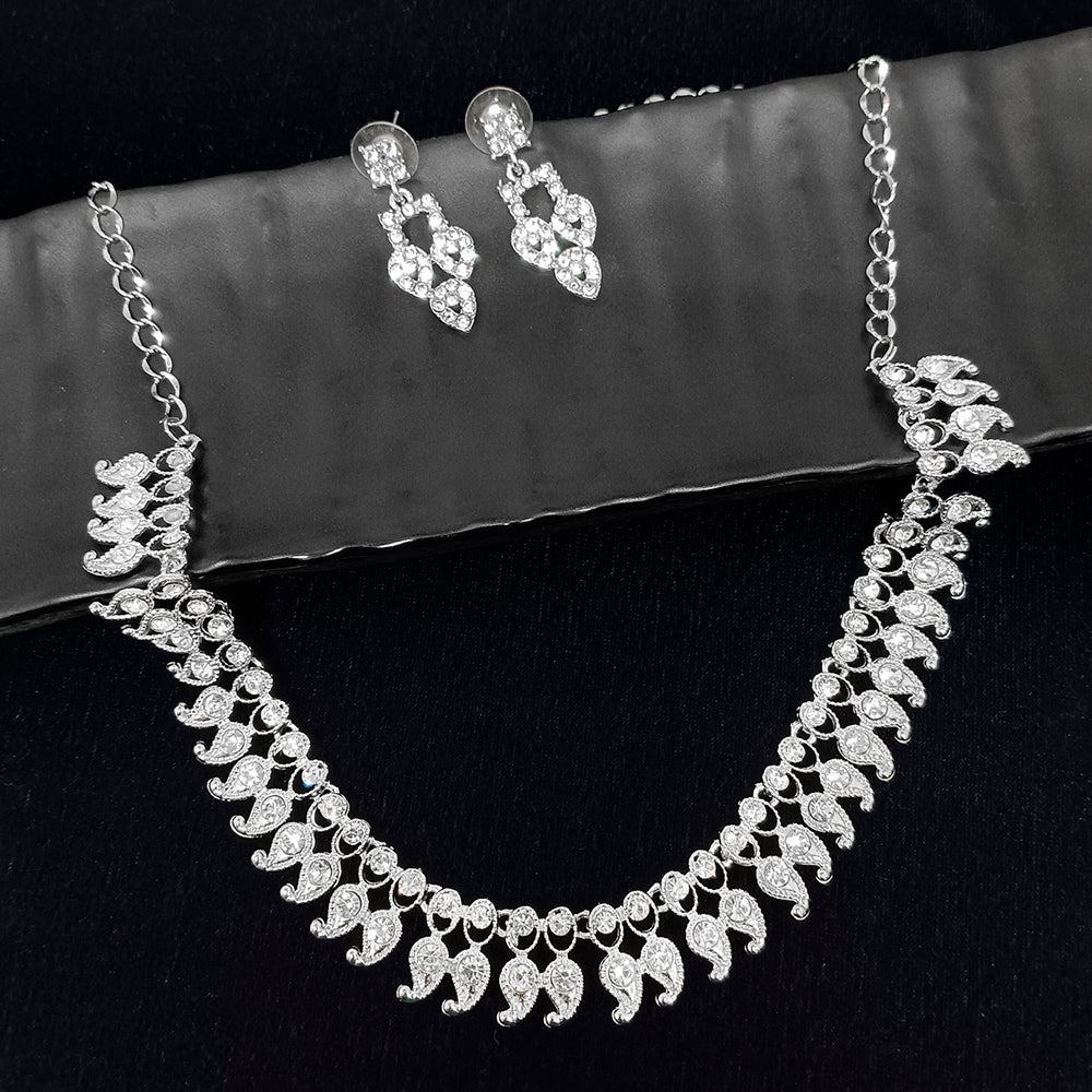 Midas Touch Silver Plated Necklace Set