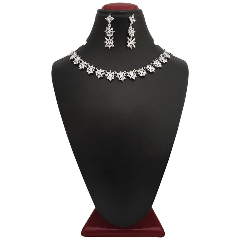 Midas Touch Silver Plated Necklace Set